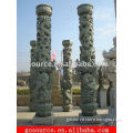 dragon carved stone pillar